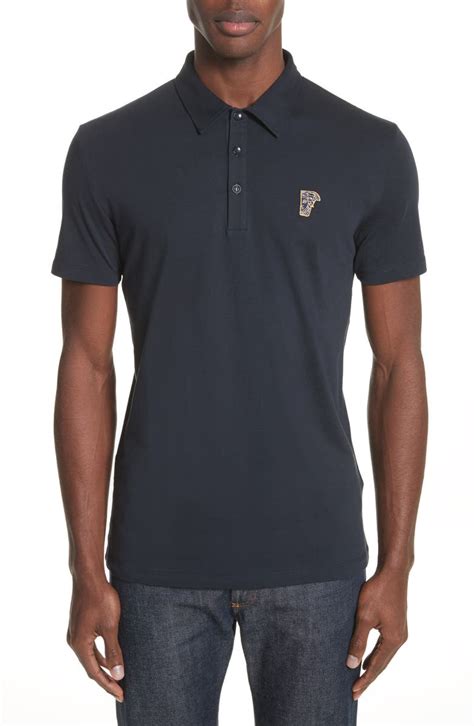 versace collection trim fit polo|Men's Versace Polo Shirts .